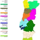 Comparação dos mapas qzp (anterior a Nuno Crato e o criado durante a sua tutela) 23 quadros de zona pedagógica contra 10 qzp's