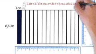 Perímetro e Área explicada pelo Joel que vive numa folha de papel.