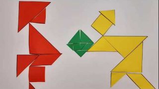 A Lenda do mestre Tan e seu aprendiz Gram 🏔📐📏 (Tangram)